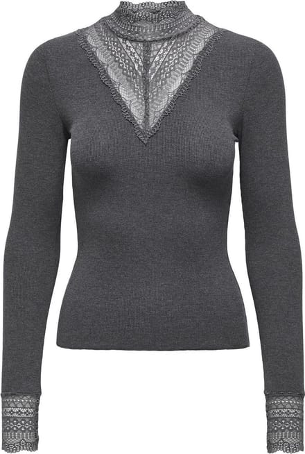 Only Dames Longsleeve Grijs XS Volwassenen