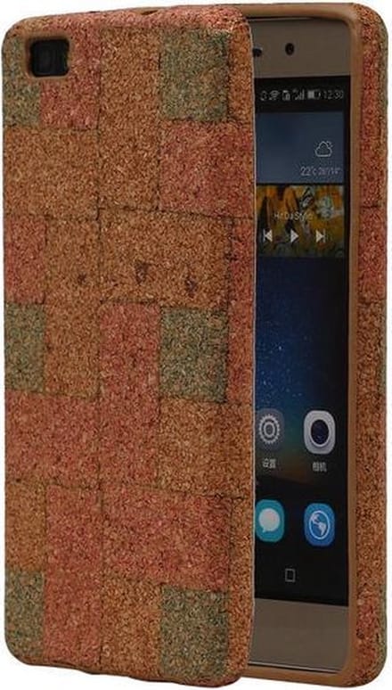 Kurk Design TPU Cover Case voor Huawei P8 Lite Hoesje Model E