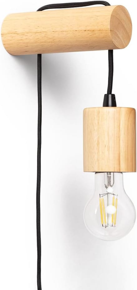 Moderne Houten Wandlamp met E27 Fitting voor Binnenruimtes