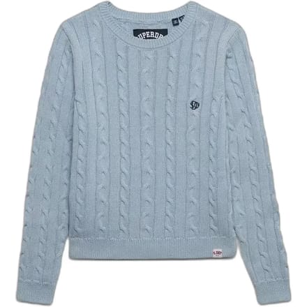 Superdry - Essentials SD&CO Kabelgebreide Trui - Dames - Sweaters