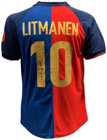 Jari Litmanen FC Barcelona 99/00 thuis shirt