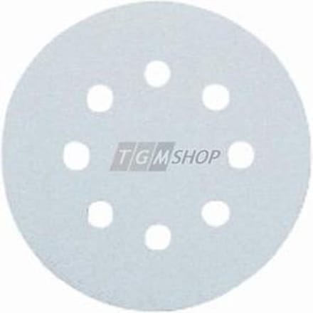 Bosch 2609256009 5 sander sanding sheets, 125 mm, K80, 8 Loeche ...