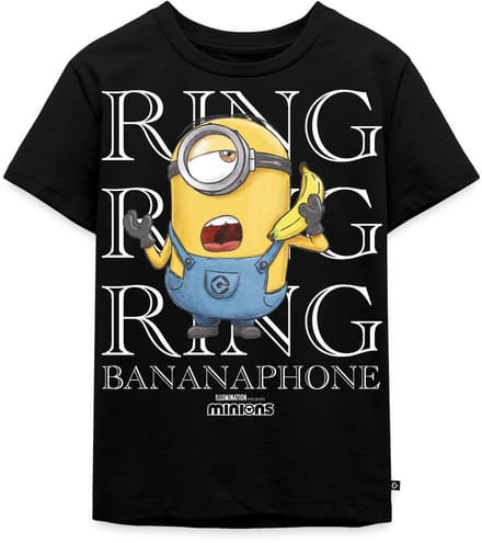 Minions Ring Bananaphone Ringen Premium T Shirt Kinderen
