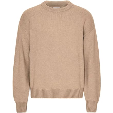 Trui met oversized ronde hals Colorful Standard Honey Beige