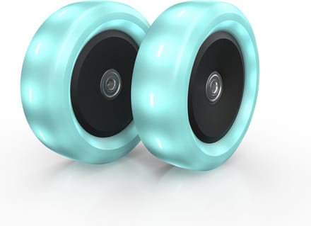 BERG Nexo Kinderstep LED wielen - Mint