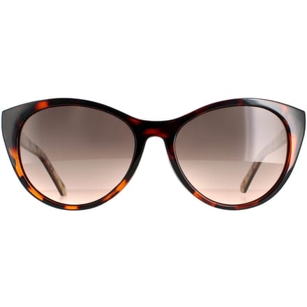 Ted Baker Cat Eye Dames Tortoise Flower Brown Gradiënt TB1583 Lisbet zonnebril