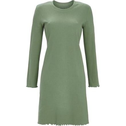 Groen nachthemd Ringella rib - Groen - Maat - 38