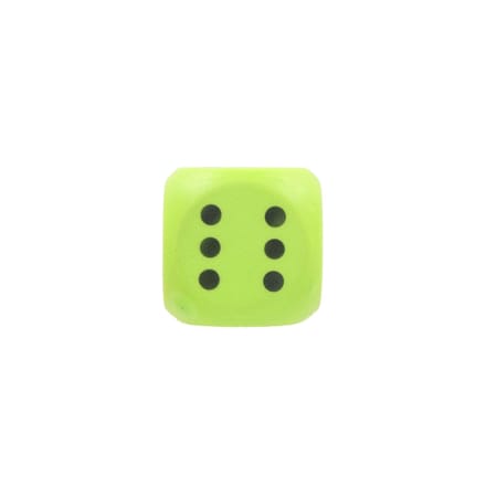 Dobbelsteen soft 16cm groen