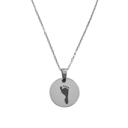 Ketting met Voetafdruk Goud