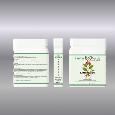 Sanitas Verde - Kattenklauw Extract - 90 vegan capsules - 500mg