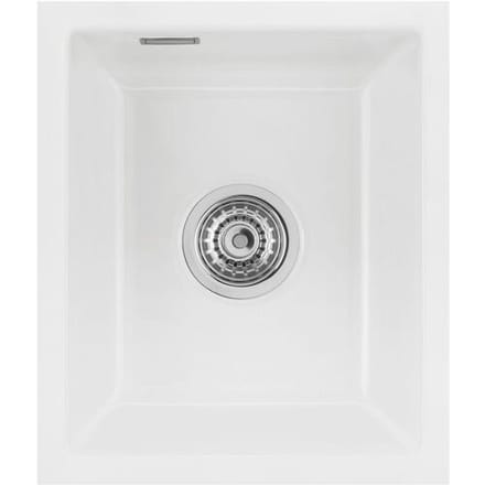 Systemceram Keradomo Mera 39 F/o sink for flush installation with eccentric actuation, without tap hole 516102-12