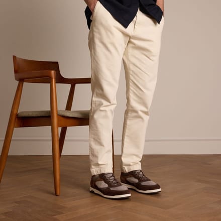 Van Lier - Heren - Bruine suède sneakers - Maat 40