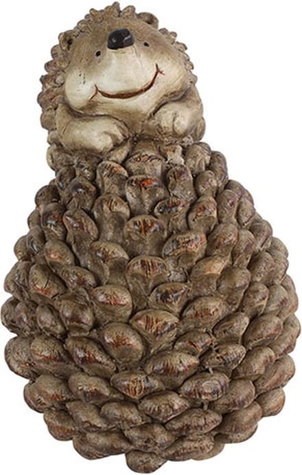 Countryfield Egel op dennenappel Patty bruin L15,5B13H19cm