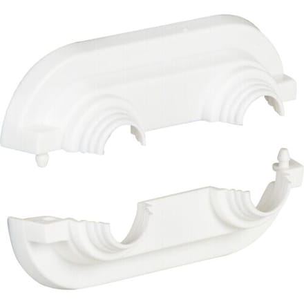 Rehau dubbel rozet 16/20mm 50mm h.o.h.