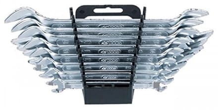 Dubbele steeksleutelset 8-dlg, 6x7-20x22mm - Hoogwaardige gereedschapset