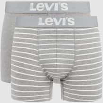 Levi's - Boxer Brief 2-pack - Grey Melange Vintage Stripe