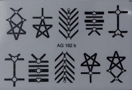 Korneliya Airbrush Waterdecal AG 192 black