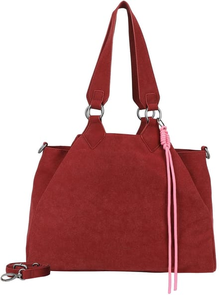 Fritzi aus Preußen schoudertas Maia Jacky Shoulder Bag Ruby Red wijnrood