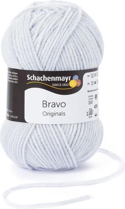 Bravo Wol - 50 gram -  Lichtgrijs