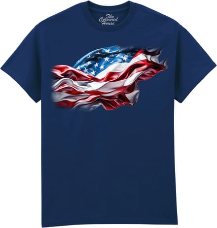 American Flag The Coloured House T-shirt M