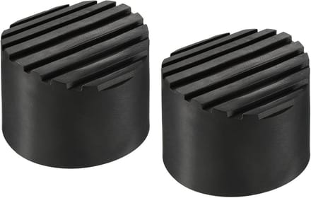 Ladder Voetmatten - Antislip Doppen - Ladder Stabiliteit - Rubberen Constructie - 72mm Binnendiameter - Zwart
