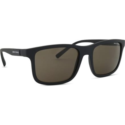 Armani Exchange bruine lens zwarte zonnebril