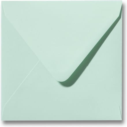 Envelop 16 x 16 Lentegroen, 25 stuks