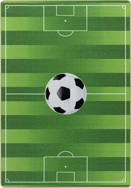 Vrolijk kinderkamer vloerkleed Play - Stadium - 100x150 cm