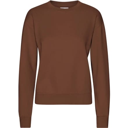 Dames sweatshirt met ronde hals Colorful Standard Classic Organic Cinnamon Brown