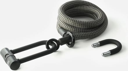 TEXLOCK eyelet - U/X lock - Fietsslot - ART2 - L - 160 cm - Grijs