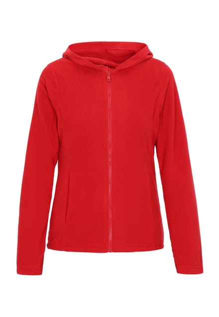 Mymo Fleece jas Dames rood