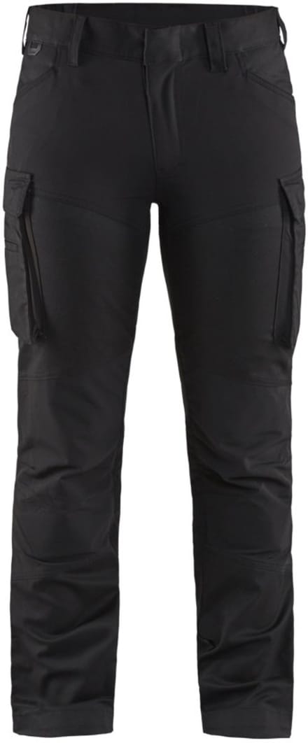 Blaklader Dames service werkbroek stretch 7147-1830 - Zwart - C36