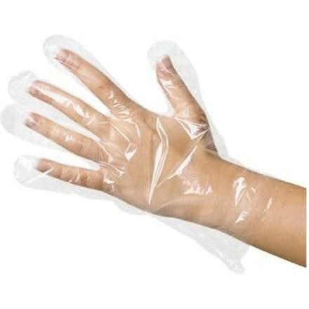 5x Comair Handschoenen plastic heren 100 stuks