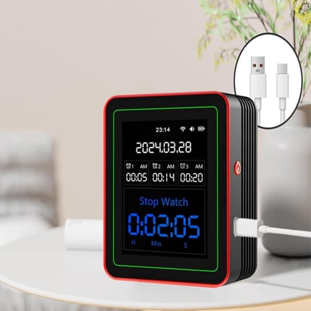 Luchtkwaliteitsmeter 15-in-1 - Slimme luchtkwaliteitsmonitor voor thuis en op kantoor