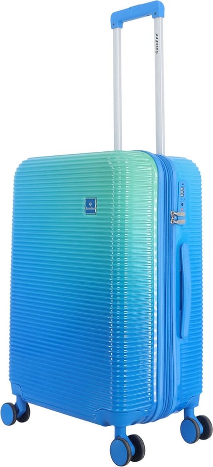 Saxoline Twist Harde Reiskoffer 67 cm – Blauw - Blauw / Medium