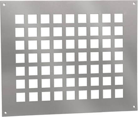 Nedco BV Ventilatieplaat 300x250mm aluminium