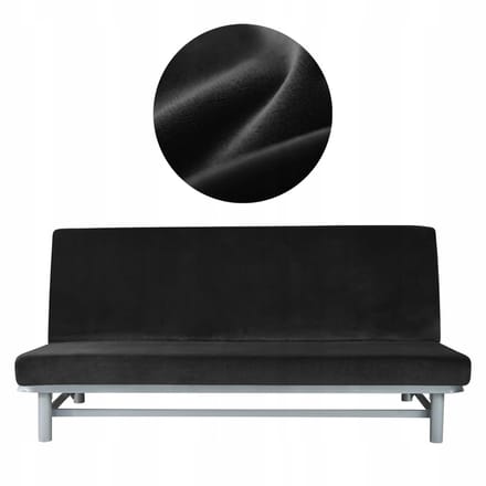 Zwarte Welur Sofahoes 190-210cm - Bescherming en Stijl