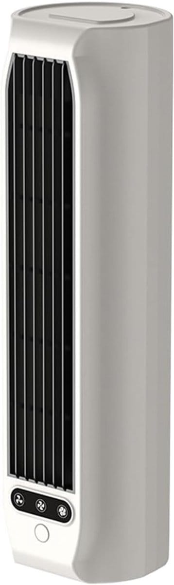 VHV - Torenventilator Draadloos - USB Ventilator - Oscillerend - Slaapkamer/Kantoor - 6*8*27cm(wit)