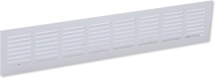 Nedco BV Plintrooster 400x80mm aluminium F1 aluminium geanodiseerd