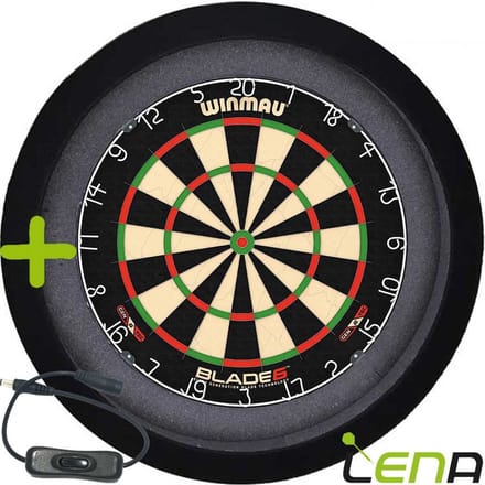 LENA Dartbordverlichting Basic (Zwart ) + Schakelaar