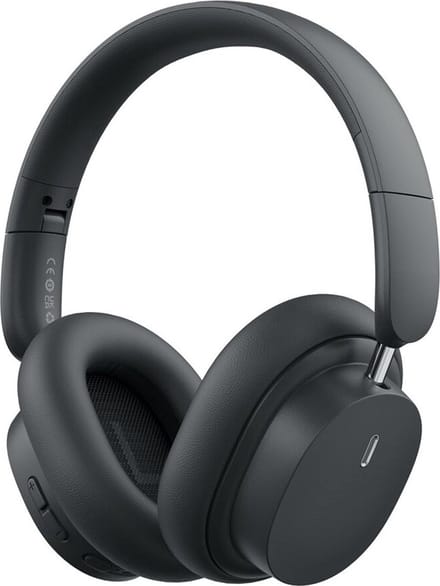 Baseus Bowie D05 Draadloze Koptelefoon Bluetooth 5.3 Grijs
