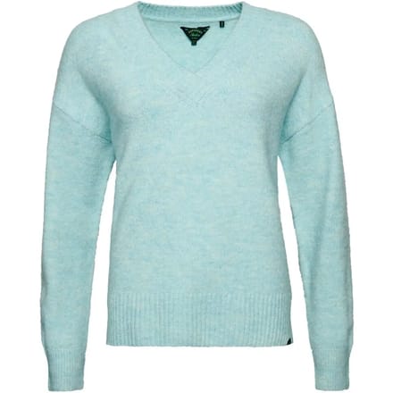 Superdry - Oversized trui met V-hals - Dames - Sweaters