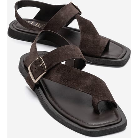 Curry Leren Slingback Sandaal (Dames)