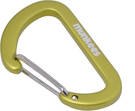 Munkees Karabijnhaak 4 X 40 Mm Groen 2 Stuks