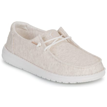 HEYDUDE Wendy Stretch Jersey Textiel Dames Oatmeal Loafers