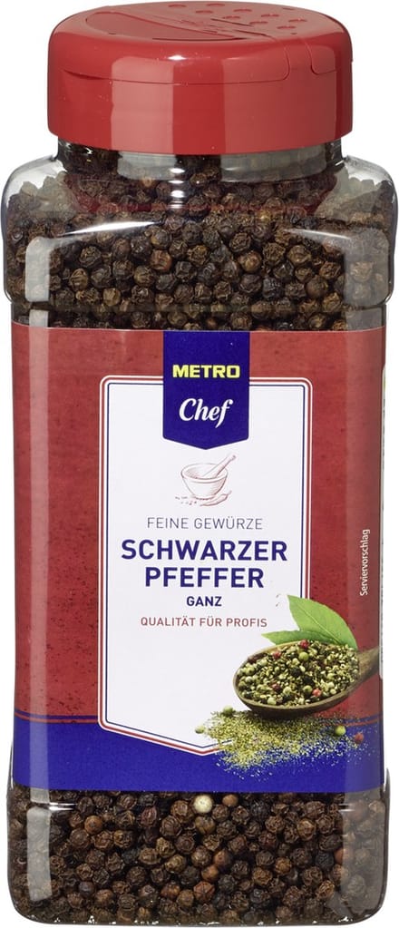 METRO Chef Zwarte peper korrels 500 gram