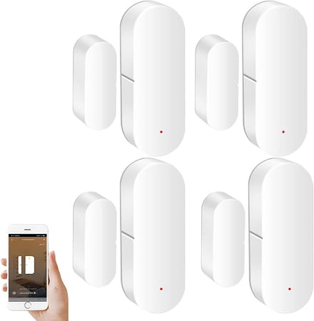 Slimme Deur Sensor - Contact Sensor - Huis Beveiligen - Dubbele WiFi Bluetooth - 69.5 x 24 x 16 mm