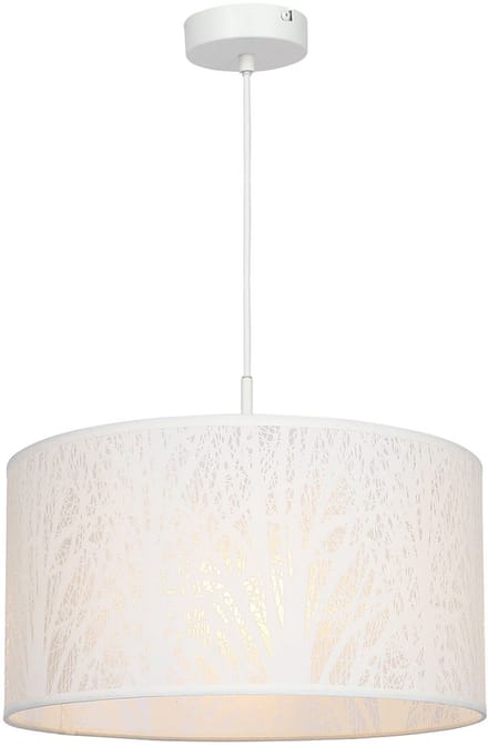 Globo - hanglamp - Pinni - wit - metaal - Ø 38cm - E27 - 15387H