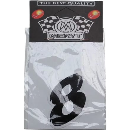 Mini motorfiets stickers Meryt Numero 8
