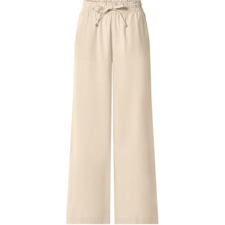 ESMARA Dames broek met linnen (Beige, XS (32/34))